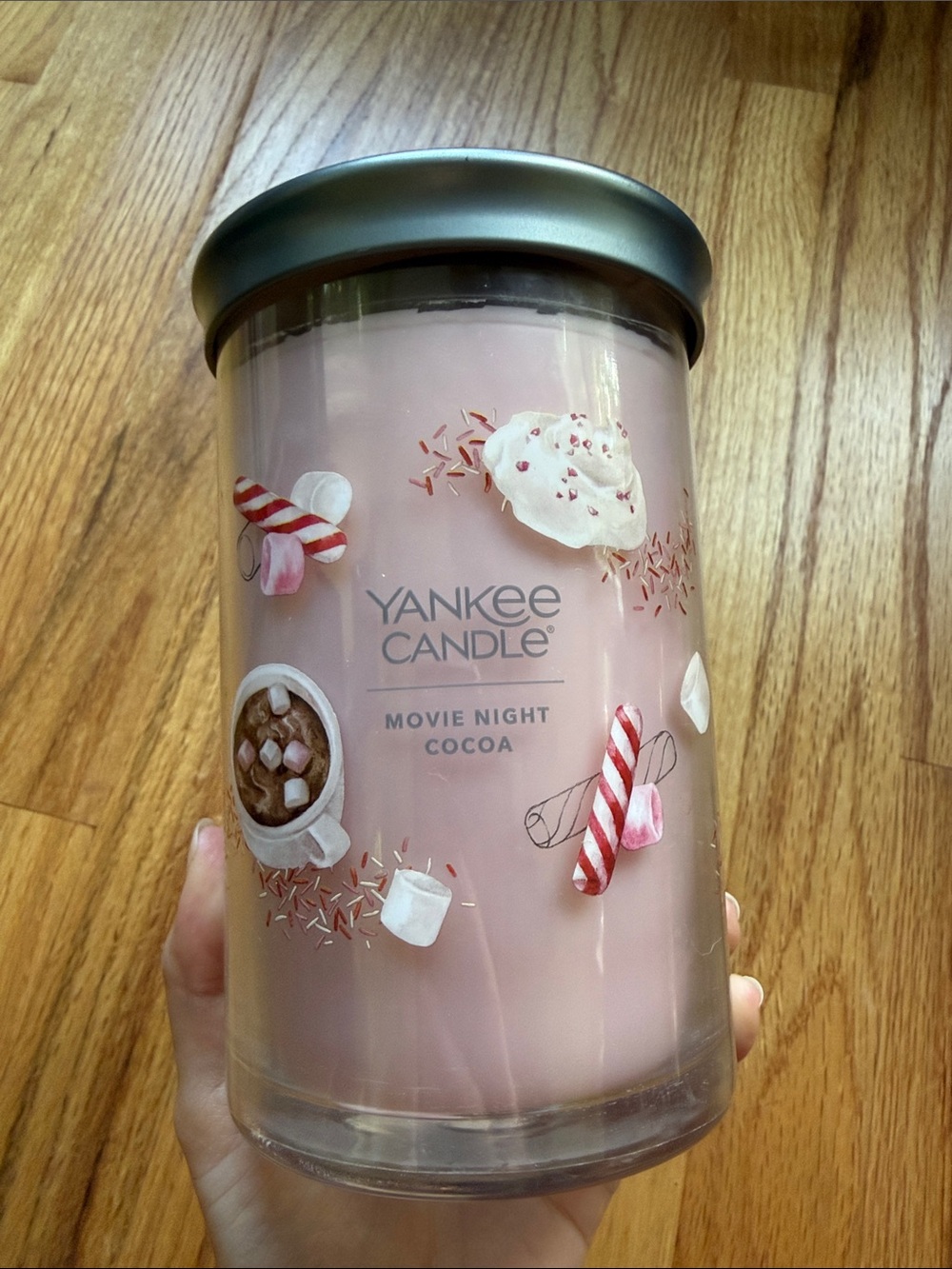 Yankee Candle Pink Movie Night Cocoa Candle